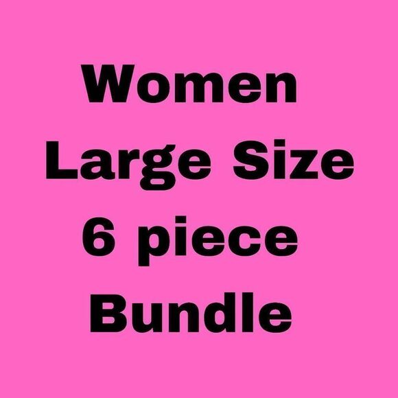 Women Large Size 6 piece Bundle - Picture 1 of 1